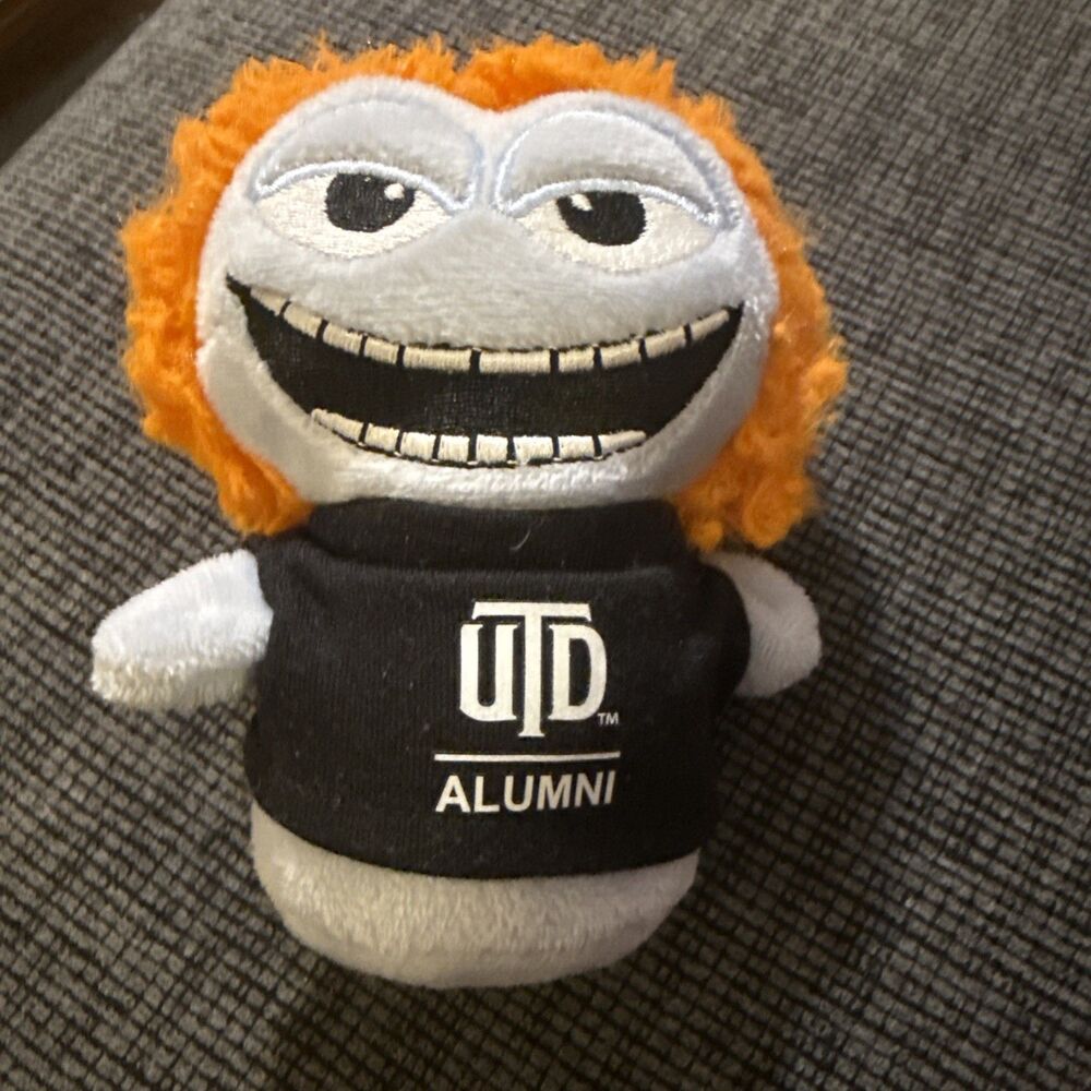 Chelsea Teddy Bear UTD Alumni Plush Mascot — University of Texas Dallas